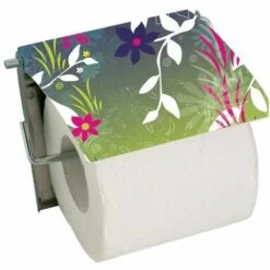 MSV Porte Rouleau Papier Wc Mural MDF & Inox LANGKAWI Multi-couleurs - Multicolor