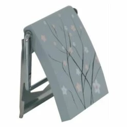 MSV Porte Rouleau Papier Wc Mural MDF & Inox JARDIN JAPONAIX Gris - Gris