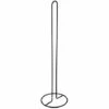 MSV Porte Rouleau Papier Wc Sur Pied Acier Noir Mat - Noir