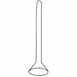 MSV Porte Rouleau Papier Wc Sur Pied Acier Noir - Noir