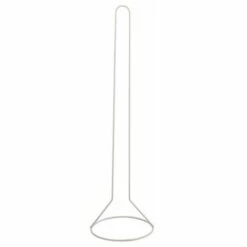 MSV Porte Rouleau Papier Wc Sur Pied Acier Blanc - Blanc