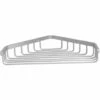MSV Etagère Panier D'angle De Douche à Fixer PAPEY Alu - Gris