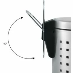 MSV Poubelle à Pédale Inox 3L Finition Miroir - Gris -Promos MSV Magasin 31486737 4