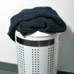 MSV Panier à Linge 46L Avec Couvercle Coussin Inox Blanc 9 MSV Panier à Linge 46L Avec Couvercle Coussin Inox Blanc -Promos MSV Magasin 31486750 5