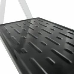 MSV Escabeau Marchepied 2 Niveaux Pliant En Acier Max 150kg (49x43,5x83,5cm) - Noir -Promos MSV Magasin 31775601 3