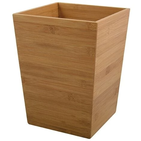 MSV Poubelle En Bambou 3L Marron - Marron 1 MSV Poubelle En Bambou 3L Marron - Marron