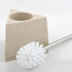 MSV Lot De 4 Accessoires De Salle De Bain En Polyrésine SUEZ Sable - Beige -Promos MSV Magasin 32591279 3