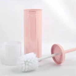 MSV Lot De 4 Accessoires De Salle De Bain En Acier HABANA Rose Pastel - Rose -Promos MSV Magasin 32591284 3