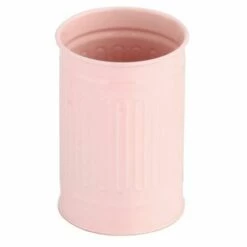 MSV Lot De 4 Accessoires De Salle De Bain En Acier HABANA Rose Pastel - Rose -Promos MSV Magasin 32591284 5