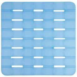 MSV Plastique Paillasson, Bleu Transparent