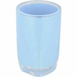 Gobelet En Plastique MSV "Tahiti" En Bleu Clair 7,5 X 11,5 Cm