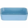 Porte-savon MSV Polyester/caoutchouc En Bleu 11,8 X 8,8 Z 2,7 Cm