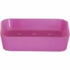 MSV Porte-savon En Polyester/caoutchouc En Rose 11,8 X 8,8 Z 2,7 Cm