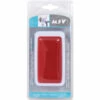 MSV 100515 Brosse à Linge Anti-feutre En Térylène/polypropylène Blanc/Rouge 12 X 6,8 X 2,5 Cm