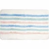 MSV TAPIS DE BAIN EN MICROFIBRE 50 X 80 CM DEAUVILLE PASTEL