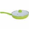MSV Poêle De Cuisson En Aluminium/céramique/silicone Vert 44 X 24 X 8 Cm