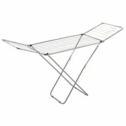 MSV Etendoir à Linge à Ailes En Inox 18M Gris - Gris