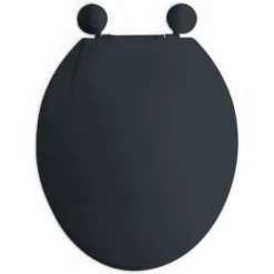 MSV Abattant WC PP Gris Antracite - Charnières PS - Gris