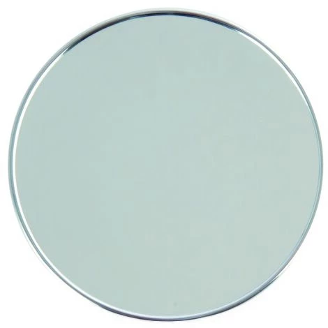 MSV Miroir Rond Grossissant X 5 Avec Ventouse Acier Chromé - Gris 1 MSV Miroir Rond Grossissant X 5 Avec Ventouse Acier Chromé - Gris