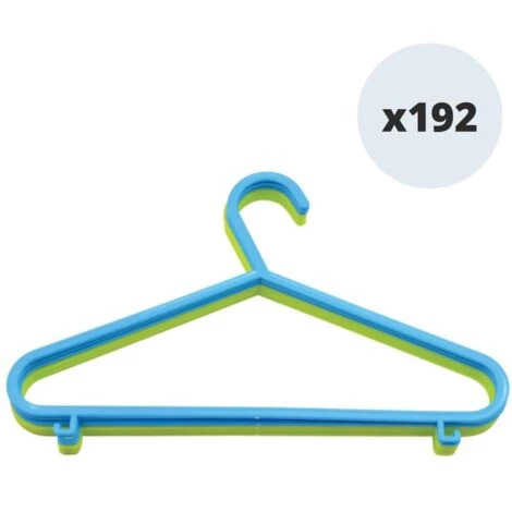 MSV Lot De 192 Cintres Pour Enfant 29cm Multicolor - Bleu 1 MSV Lot De 192 Cintres Pour Enfant 29cm Multicolor - Bleu