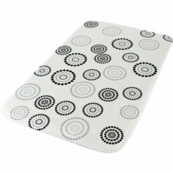 MSV TAPIS BAIN MICROFIBRE DOTS 45 X 75 CM