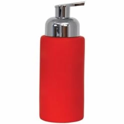 MSV Distributeur De Savon Mousse Céramique KYOTO Rouge - Rouge