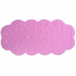 MSV Tapis Fond De Baignoire Caoutchouc 44X92cm Rose - Rose