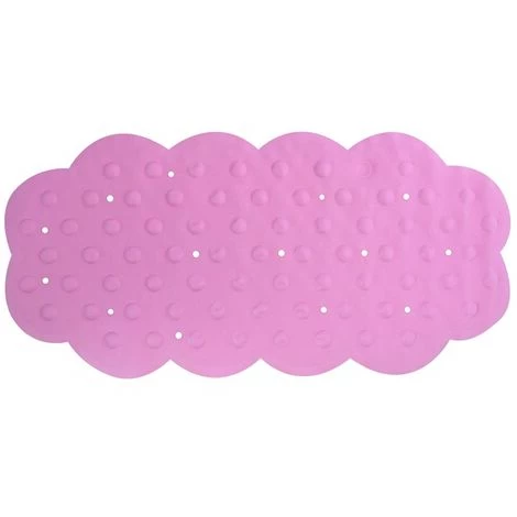 MSV Tapis Fond De Baignoire Caoutchouc 44X92cm Rose - Rose 1 MSV Tapis Fond De Baignoire Caoutchouc 44X92cm Rose - Rose