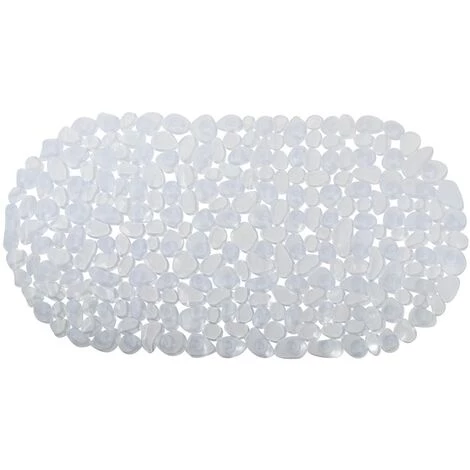 MSV Tapis Fond De Baignoire PVC GALETS 39x99cm Transparent - Transparent 1 MSV Tapis Fond De Baignoire PVC GALETS 39x99cm Transparent - Transparent