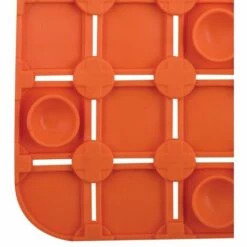 MSV Tapis Fond De Douche Antidérapant Caoutchouc QUADRO 54x54cm Orange - Orange -Promos MSV Magasin 35339720 3