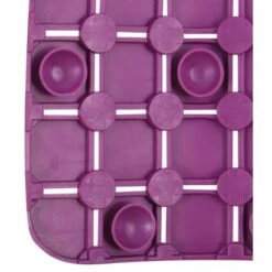 MSV Tapis Fond De Baignoire Antidérapant Caoutchouc QUADRO 36x76cm Violet -Promos MSV Magasin 35339721 3