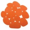 MSV Lot De 4 Tapis Antidérapants De Douche Ou Baignoire PVC GALETS 12x13cm Orange - Orange