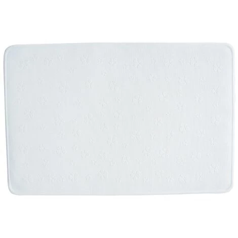 MSV Tapis Fond De Baignoire Caoutchouc 35x53cm Blanc - Blanc 1 MSV Tapis Fond De Baignoire Caoutchouc 35x53cm Blanc - Blanc