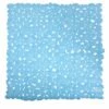 MSV Tapis Fond De Douche PVC GALETS 53x53cm Bleu Ciel - Bleu