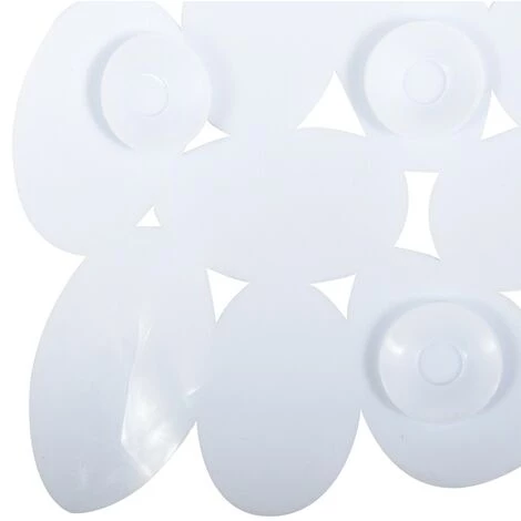 MSV Tapis Fond De Douche PVC GALETS 53x53cm Bleu Ciel - Bleu 4 MSV Tapis Fond De Douche PVC GALETS 53x53cm Bleu Ciel - Bleu – Image 4