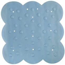 MSV Tapis Fond De Douche Caoutchouc 54x54cm Bleu - Bleu