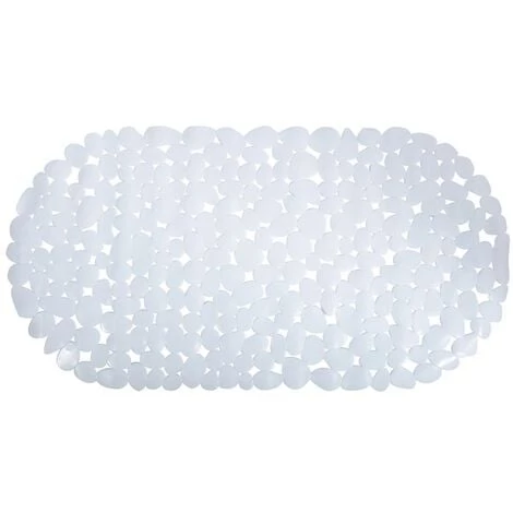 MSV Tapis Fond De Baignoire PVC GALETS 39x99cm Blanc - Blanc 1 MSV Tapis Fond De Baignoire PVC GALETS 39x99cm Blanc - Blanc
