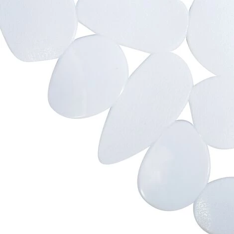 MSV Tapis Fond De Baignoire PVC GALETS 39x99cm Blanc - Blanc 3 MSV Tapis Fond De Baignoire PVC GALETS 39x99cm Blanc - Blanc – Image 3