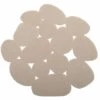 MSV Lot De 4 Tapis Antiderapants De Douche Ou Baignoire PVC GALETS 12x13cm Beige - Beige