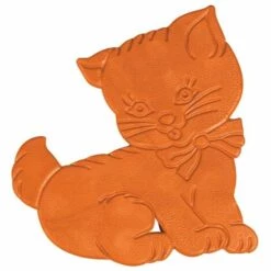 MSV Lot De 5 Stickers Figurines Antidérapantes De Douche Ou Baignoire Caoutchouc Motif Chat 12,5x11cm Multicolor - Multicolor -Promos MSV Magasin 35342699 5