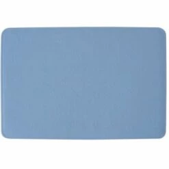 MSV Tapis Fond De Baignoire Caoutchouc 35x53cm Bleu - Bleu