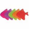 MSV Lot De 5 Stickers Figurines Antidérapantes De Douche Ou Baignoire Caoutchouc Poissons 16,5x16cm Multicolor - Multicolor