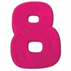 MSV Lot De 10 Tapis Antiderapants De Douche Ou Baignoire Caoutchouc Chiffres Multicolor - Multicolor -Promos MSV Magasin 35344709 3