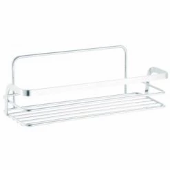 MSV Etagère De Douche à Fixer RILEY Chromé - Chromé