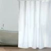 MSV Rideau De Douche EVA SNOW 140x180cm QUALITÉ PREMIUM Blanc - Blanc