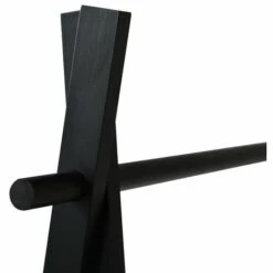 MSV Portant Bambou Avec étagère Bambou MIA Noir - Noir -Promos MSV Magasin 40309272 3