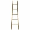 MSV Porte Serviettes Echelle 5 Niveaux Bambou - Marron