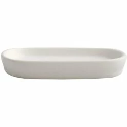 MSV Porte Savon Céramique MAONIE Blanc Mat - Blanc