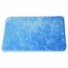 MSV Tapis De Bain WC & Lavabo Acrylique Avec Semelle En Latex 40x60cm Bleu Ciel - Bleu