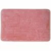 MSV Tapis De Bain Acrylique Avec Semelle En Latex 40x60cm Saumon - Rose
